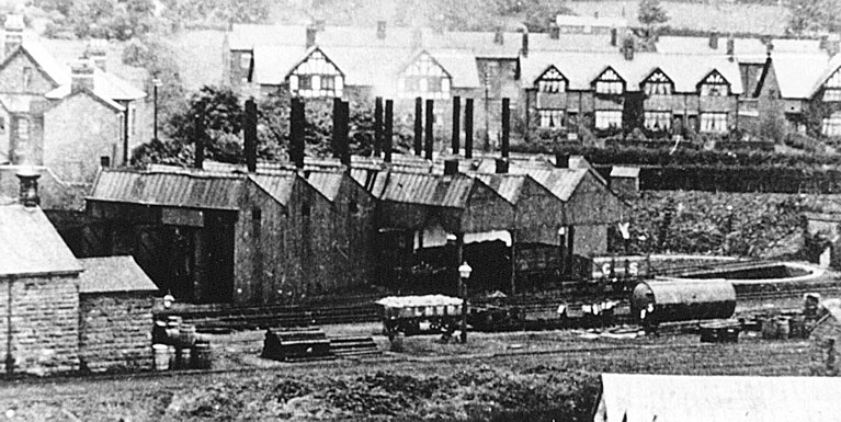 Helsby and Alvanley Shed c.1910 (c. R. Griffiths)