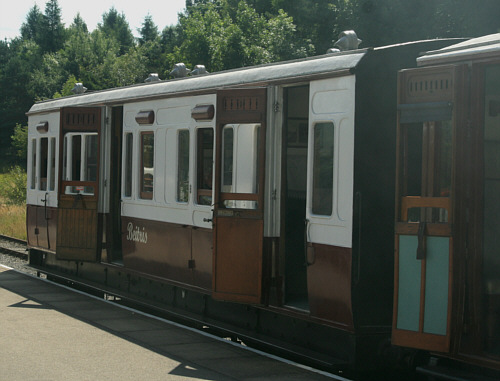 GNSR Saloon Coach No. 34, on the Embsay and Bolton Abbey Railway