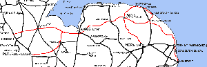 Map of the MGN Railway Network
