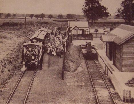 The Derwent Valley Light Railway's opening day in 1913