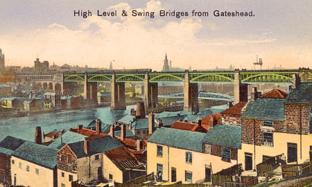 The Newcastle High Level and Swing Bridges
