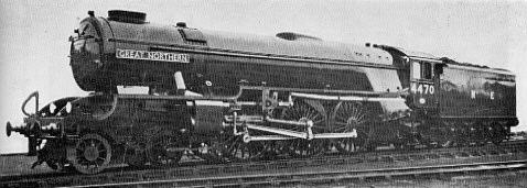 Class A1/1 No. 4470 Great Northern, September 1945 with no smoke deflectors