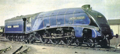 A4 No. 60028 'Walter K. Whigham' in early BR Blue livery (M.Peirson)