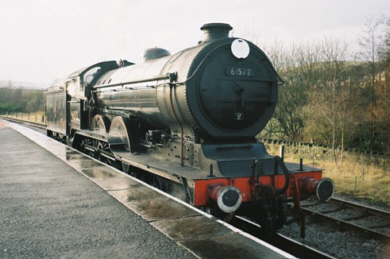 Preserved Holden B12 No. 8572 (BR No. 61572), on the East Lancashire Railway
