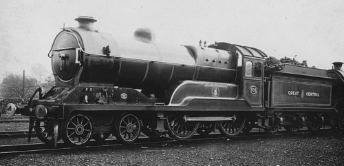 Class D11 'Improved Director' GCR No. 506 Butler-Henderson at Gorton in 1920 (M.Peirson)
