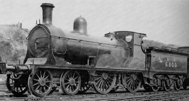D42 No. 6809 at Kittybrewster in about 1928