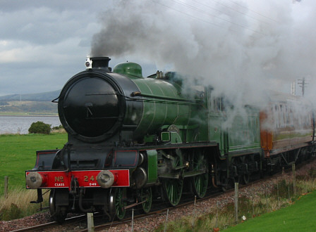D49 No. 246 'Morayshire' in steam (Roger Haynes and the SRPSS)