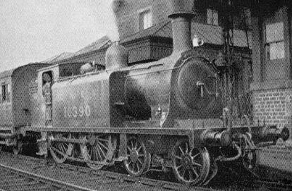 Drummond D50 (NBR Class P) 4-4-0T, at Balloch