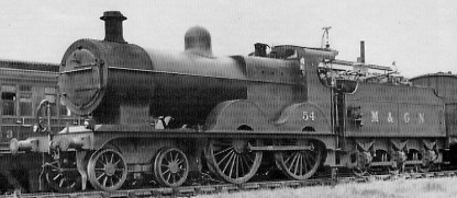 M&GN Class D54 No. 54 at South Lynn in 1936