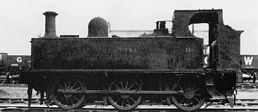 GCR Class '7' No. 11B at Wrexham shed