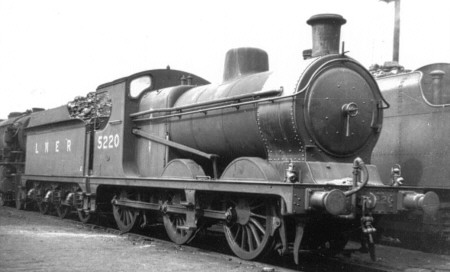 J11/4 No. 5220 at Annesley in 1946 (M.Peirson)