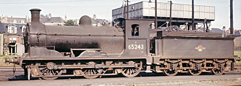 J36 'Maude' No. 65243 at Bathgate in 1964 (M.Morant)