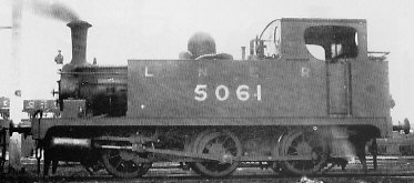 J63 No. 5061 with condensing gear, at Immingham