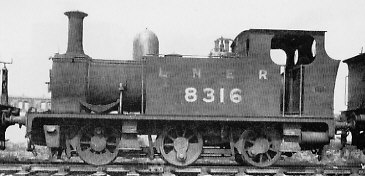 J64 No. 8316 (ex- Mid Suffolk No. 1) at Stratford