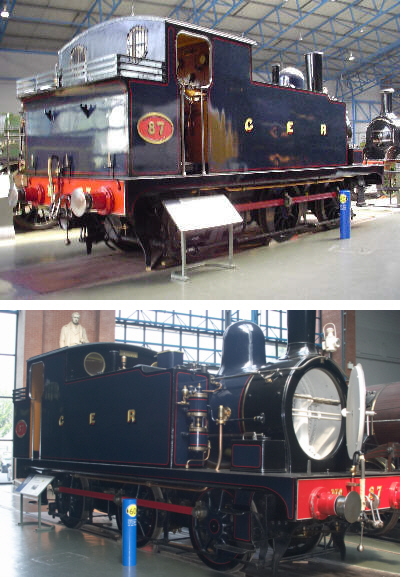 J69 Holden Tank GER No. 87 at the National Railway Museum