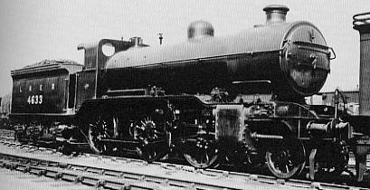 Gresley K1 No. 4633 at Colwick shed, in August 1926
