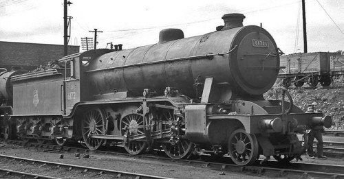 Gresley K2/1 No. 61721 at Dunfermline in 1959 (M.Peirson)