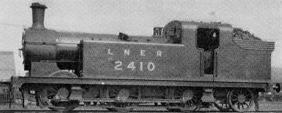 Class N13 No. 2410 at Springhead shed in about 1930