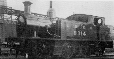 CV&HR N18 No. 8314 at Stratford in 1924