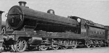 Class O4/5 No. 5008, with Diagram 15A boiler; at Doncaster in 1932