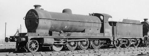 Class O4/7 No. 63616 at Colwick in 1963 (PH.Groom)