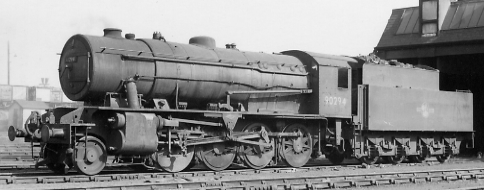 O7 2-8-0 BR No. 90294 at March in August 1958 (PH.Groom)