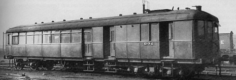 CLC Sentinel Railcar No. 602 at Gorton in 1936