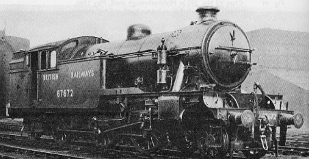 Gresley V3 No. 67672, at Stratford in July 1948