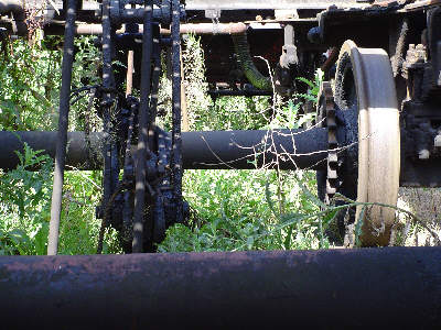 Axles and gears on No. 68153