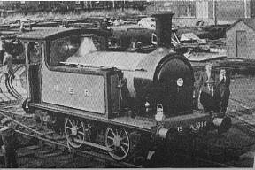 NER Y7 0-4-0T at the Middleton Railway during the early 1970s