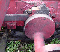 Motion detail on the disassembled Y7 No. 1310 at the Middleton Railway