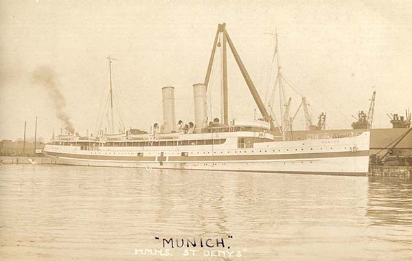 Munich as hospital ship (c. G.Robinson)