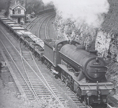 O2/2 No. 63945 with a South Wales steel train on the GCR having just joined from the Mansfield Railway