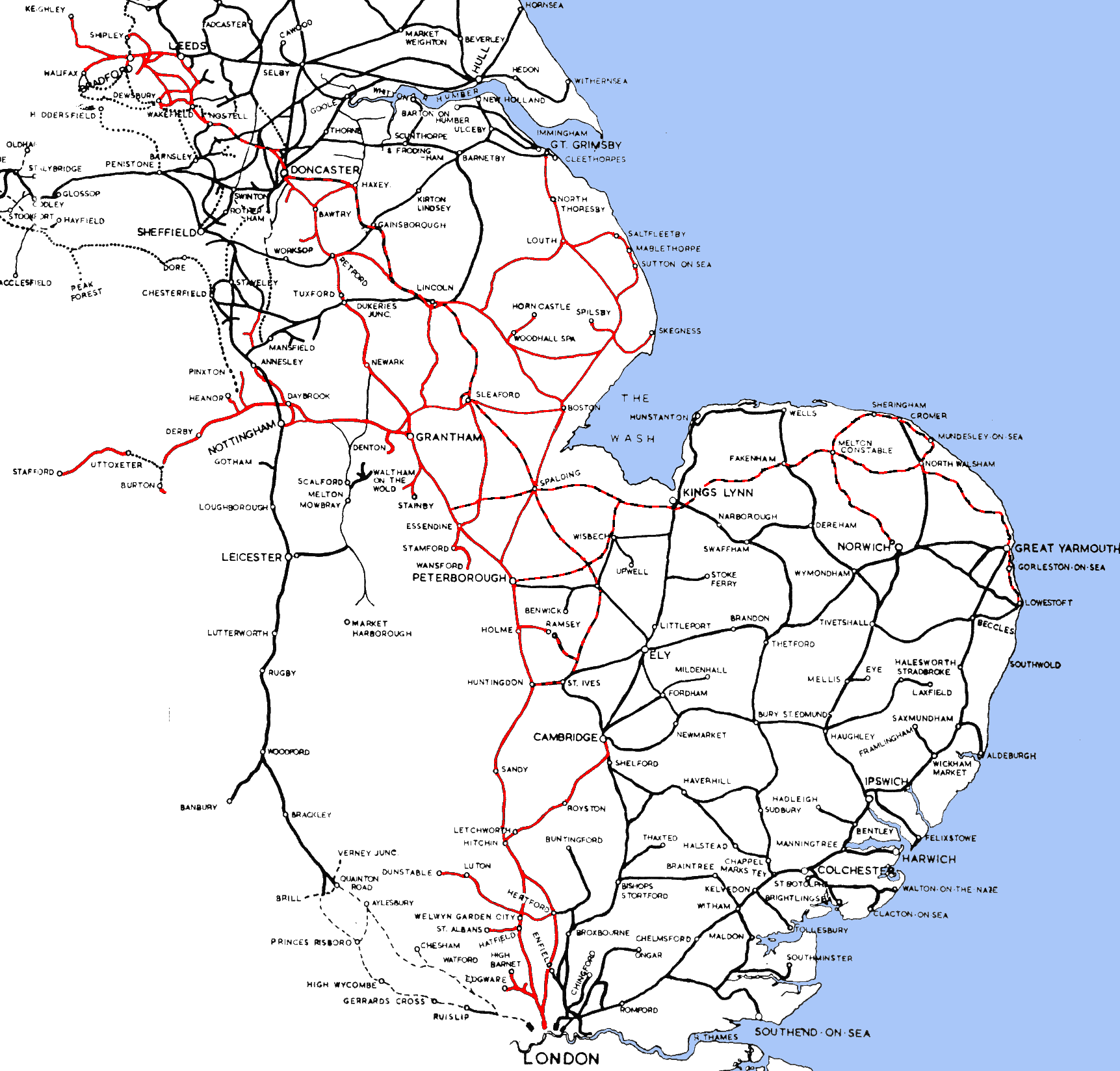 great northern railroad routes