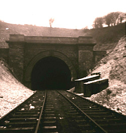 Southern portal of Drewton Tunnel in about 1960 (R.Barron)