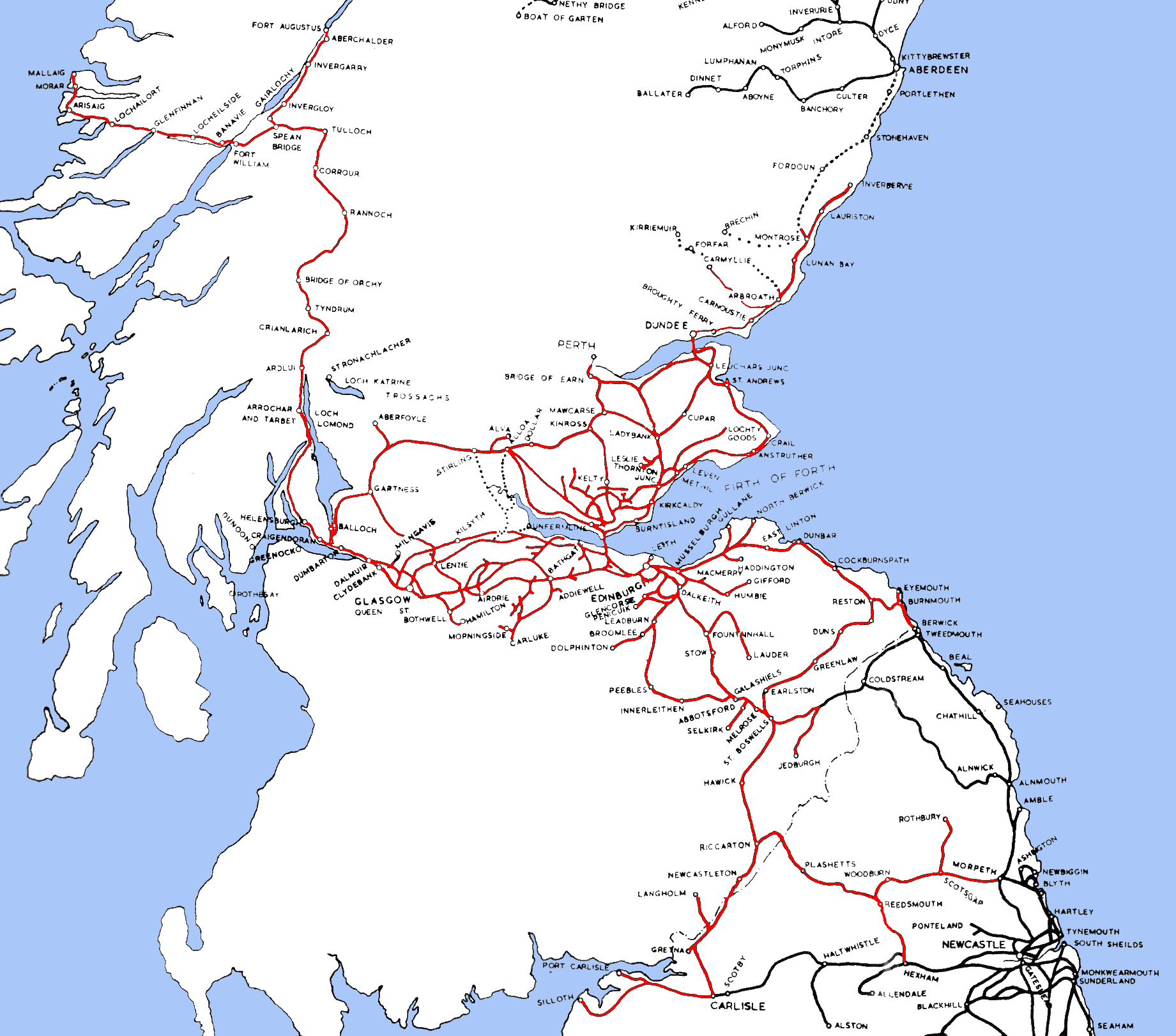 LNER Encyclopedia The North British Railway