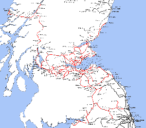 Map of the NBR Railway Network