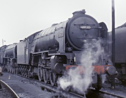 Peppercorn A1 BR No. 60138 'Boswell' at York in 1964 (M.Morant)