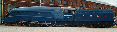 The famous A4 profile illustrated by No. 4468 'Mallard' (Geoff Byman FRPS)