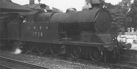 A5 No. 1756 in LNER livery (c.Rosewarne)
