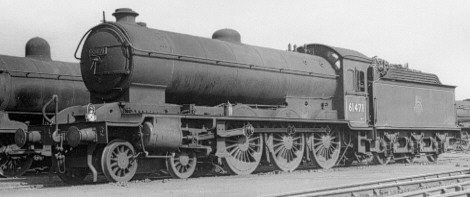 Raven Class B16/1 No. 61471 at Newport in 1957 (PH.Groom)