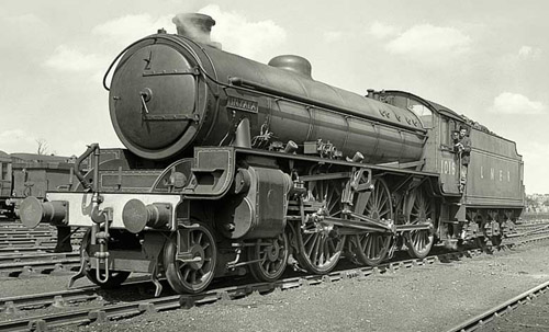 Thompson B1 No. 1016 'Inyala', at York in 1949 (S.Lathlane)