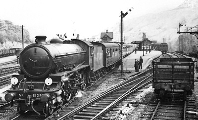 Thompson B1 No. 61250 'A. Harold Bibby' at Millers Dale during the BR Locomotive Exchanges (D.Hey)