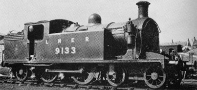 C15 No. 9133 at Kittybrewster Shed in 1937