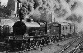 Robinson C4/4 Atlantic No. 6083 at New Southgate, 1937