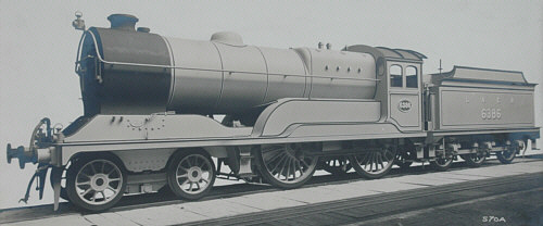 Class D11/2 No. 6386 'Lord Glenallan' Works Photograph in 1924 (N.Ellison)