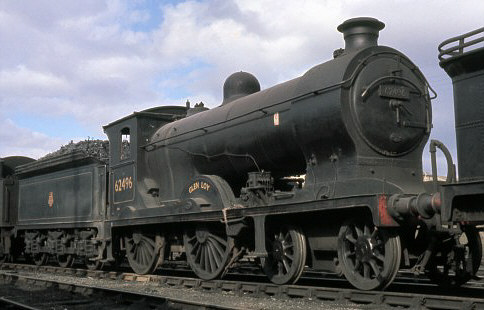 D34 BR No. 62496 Glen Loy at Eastfield in 1961 (M.Morant)