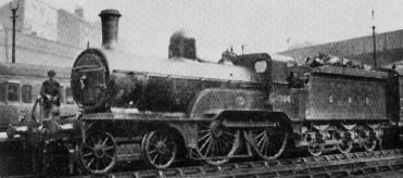 Class D4 GNR No. 1356 at Nottingham Victoria in 1922