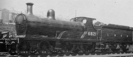 D41 No. 6821 at Kittybrewster in about 1936