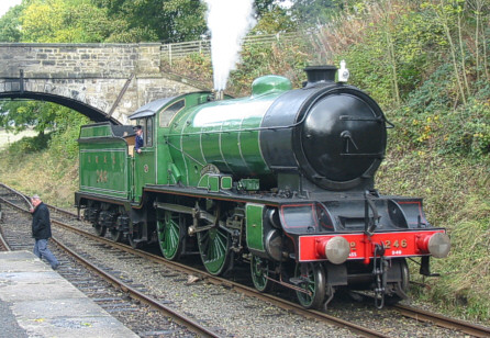 D49 No. 246 'Morayshire' in steam (Roger Haynes and the SRPSS)